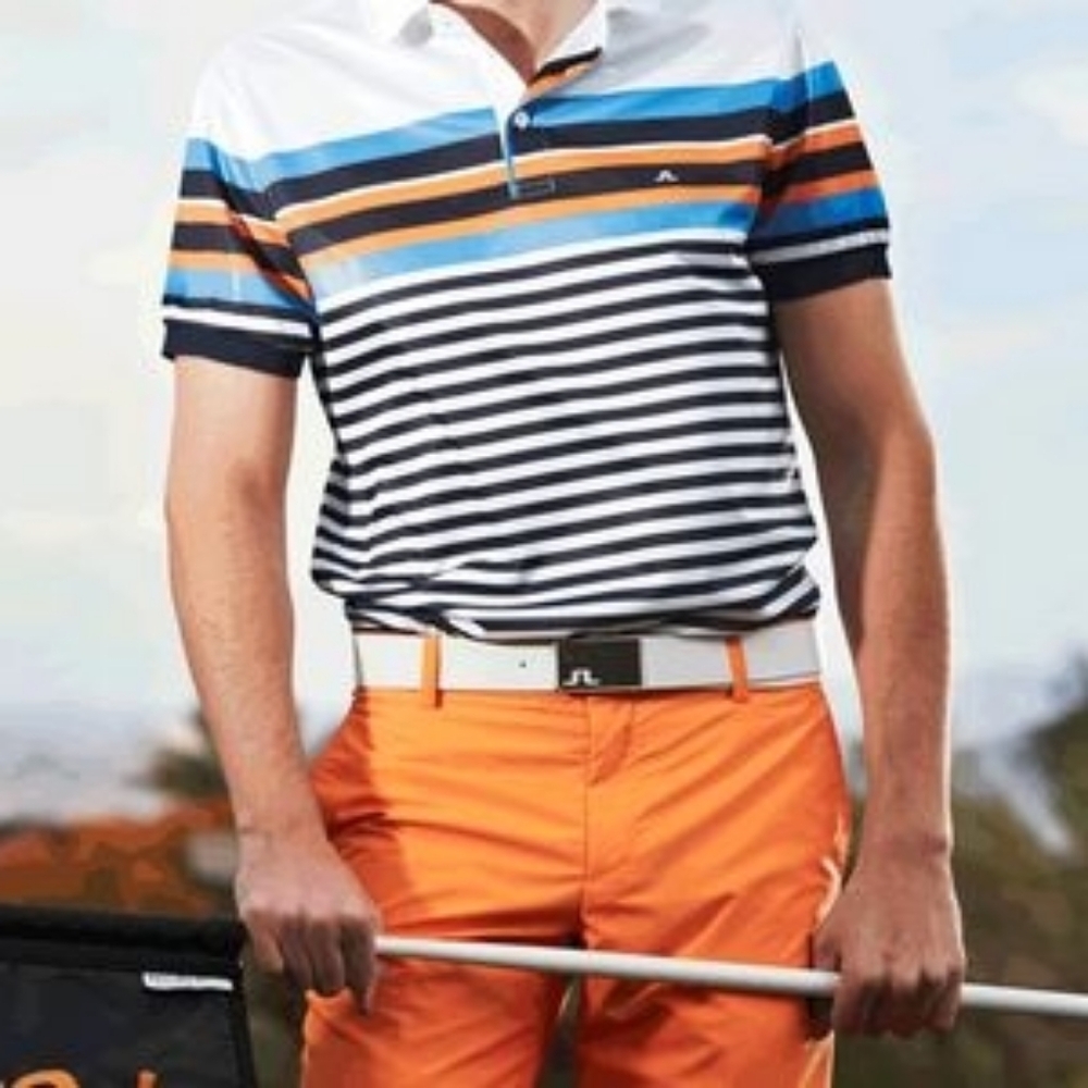 J. Lindeberg Adam Fieldsensor Performance Golf Polo Shirt - Regular-Fit Medium